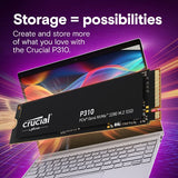 Crucial P310 1TB PCIe Gen4 NVMe M.2 SSD
