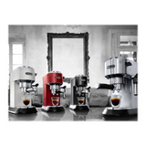 Delonghi - Dedica Pump Espresso - EC685W - Pump pressure 15 bar - Built-in milk frother - Semi-automatic - 1300 W - White