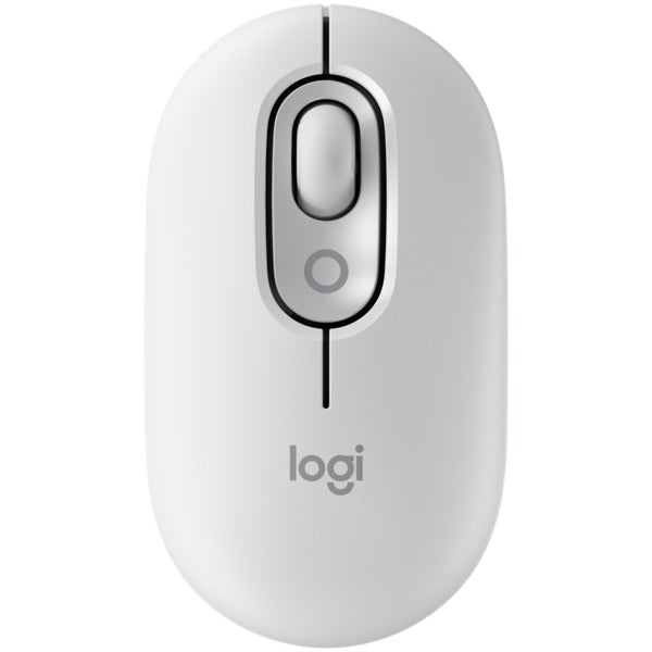 LOGITECH POP Mouse with Emoji - Off-White - Bluetooth - EMEA28i-935