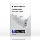 GaN 20W USB-C PD Fast Charger - Compact & Efficient