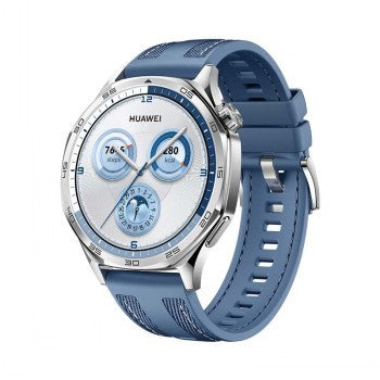 Huawei Watch GT 5 46mm Smartwatch - Stainless Steel/Blue