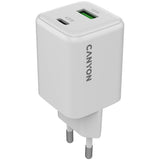 CANYON CU20AC GaN 20W PD/QC Wall Charger - White