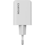 CANYON CU45AC GaN 45W Dual Port Charger - 1xPD, 1xQC - EU White