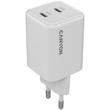 CANYON CU20C GaN 20W PD Wall Charger - White (EU Plug)
