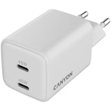 CANYON CU45CC GaN 45W Dual Port PD Wall Charger - White
