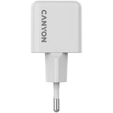 CANYON CU20C GaN 20W PD Wall Charger - White (EU Plug)