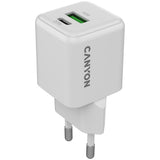 CANYON CU20C GaN 20W PD Wall Charger - White (EU Plug)