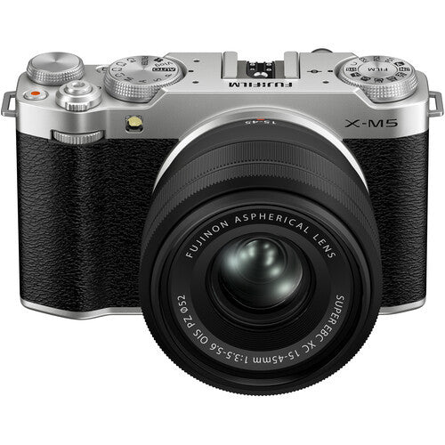 System camera Fujifilm X-M5 + XC15-45 Kit Silver (Silver)