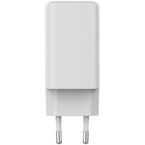 CANYON CU65ACC GaN 65W Wall Charger - 2xPD, 1xQC, EU Plug, White
