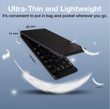 TECHLY USB Bluetooth Foldable Keyboard for Tablet & Smartphone