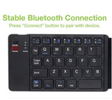 TECHLY USB Bluetooth Foldable Keyboard for Tablet & Smartphone