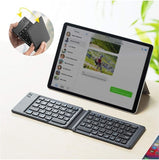 TECHLY USB Bluetooth Foldable Keyboard for Tablet & Smartphone