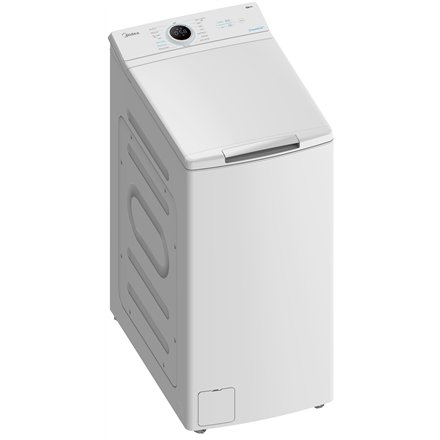 Midea MF100T60B/W-HR Top Loading Washing Machine - 6kg Capacity, 1200 RPM, A Energy Class