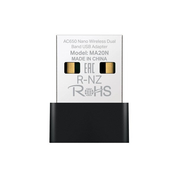Mercusys MA20N AC650 Wireless Dual Band USB Adapter