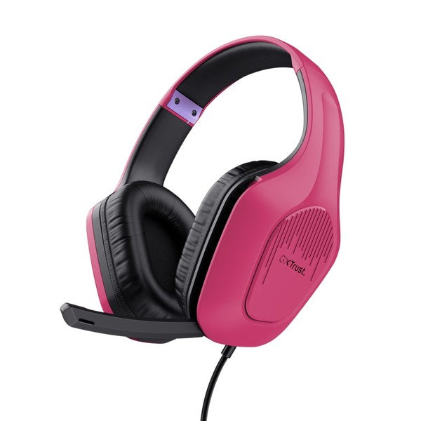 Trust GXT 415P Zirox wired headphones (Pink)