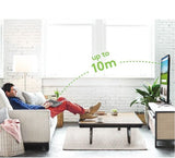 TECHLY Bluetooth & 2.4GHz Wireless Dual Mode Backlit Keyboard with Touchpad for Smart TV