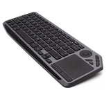 TECHLY Bluetooth & 2.4GHz Wireless Dual Mode Backlit Keyboard with Touchpad for Smart TV