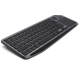 TECHLY Bluetooth & 2.4GHz Wireless Dual Mode Backlit Keyboard with Touchpad for Smart TV