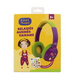 Kakė Make Wireless Headphones for Children - Green-Purple