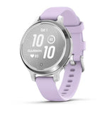 Garmin Lily® 2 Active Smartwatch, Moon Gold with Bone Silicone Strap