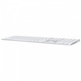 Apple Magic Wireless Keyboard with Touch ID and Numeric Keypad - White (English Layout)