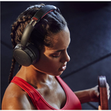 Energy Power Sport Bluetooth Headphones - Black/Red with Built-in Microphone