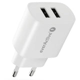 PHONE 12W Dual USB Wall Charger - 2.4A White