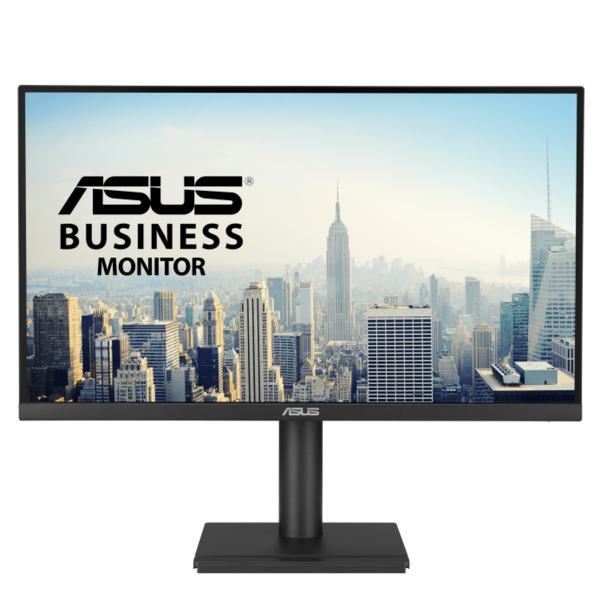 Asus VA27UCPS Business Monitor - 27-inch, 4K UHD (3840 x 2160), IPS, 99% sRGB, HDR-10, USB-C PD65W, Stereo Speakers, Flicker Free, Blue Light Filter, Ergon...