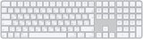 Apple Magic Wireless Keyboard with Touch ID and Numeric Keypad - White (English/Russian Layout)