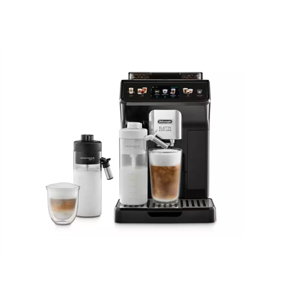Delonghi - Coffee Maker - ECAM450.55.G Eletta Explore - Pump pressure 19 bar - Built-in milk frother - Automatic - 1450 W - Gray