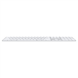 Apple Magic Wireless Keyboard with Touch ID and Numeric Keypad - White (English/Russian Layout)