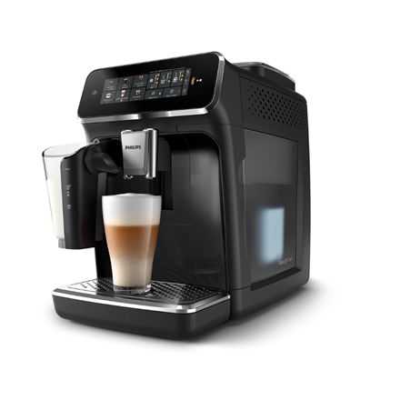 Philips - Coffee maker - EP3341/50 3300 series - Pump pressure 15 bar - Built-in milk frother - Fully automatic - 1500 W - Black