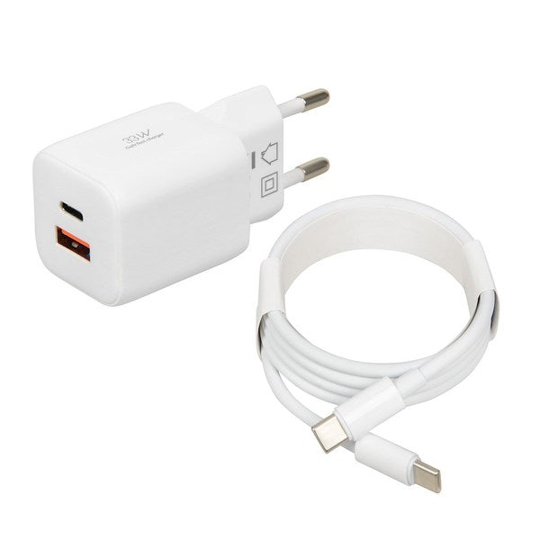 iBOX C-42 GaN PD33W Mains Charger - White