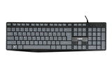 iBOX Eris USB Keyboard - Gray and Black