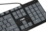 iBOX Eris USB Keyboard - Gray and Black
