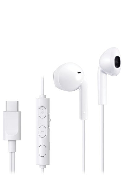 JVC HA-FR17UC USB Type-C wired in-ear headphones, white