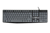 iBOX Eris USB Keyboard - Gray and Black
