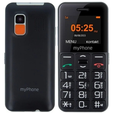 myPhone Halo Easy - Black - 1.77" TFT Display - 24MB/32MB - Single SIM