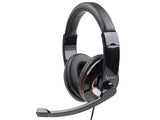 Gembird Headphones with Microphone & Volume Control - Black