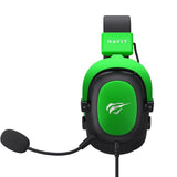 Havit H2002d Wired Gaming Headset - Black/Green