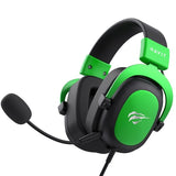 Havit H2002d Wired Gaming Headset - Black/Green