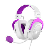 Havit H2002d Gaming Headset - White & Purple