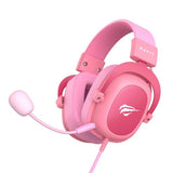 Havit H2002d Wired Gaming Headset with Microphone - Pink