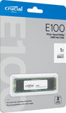 Crucial E100 1TB PCIe Gen4 2280 NVMe M.2 SSD