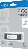 Crucial E100 1TB PCIe Gen4 2280 NVMe M.2 SSD
