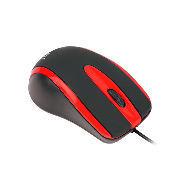 Havit HV-MS753 Universal Wired Optical Mouse - Red & Black