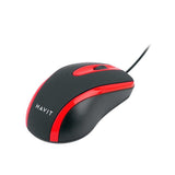 Havit HV-MS753 Universal Wired Optical Mouse - Red & Black