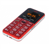 myPhone Halo Easy - Red - 1.77" TFT Display - 24MB/32MB - Single SIM - Bluetooth - 0.3MP Camera - 1000mAh Battery