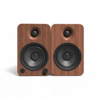 KANTO AUDIO 4" DRIVER - POWERED SPEAKERS WITH BLUETOOTH® AND PHONO PREAMP - WALNUT (INCL. TYPE F & G POWER CORDS)