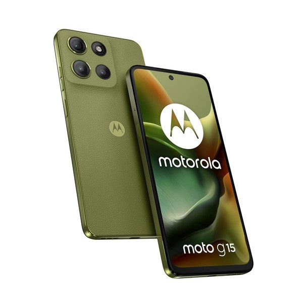 Motorola Moto G15 4G Smartphone - 128GB, 8GB RAM, 6.72" Display, Green